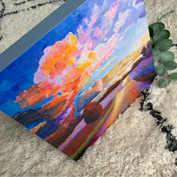 ❗️Sold❗️On the Michigan Wine Trail By Stephanie Schlatter • Woodblock Giclée - Picture 9 of 14